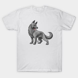 Dog - German Shepherd - Black T-Shirt